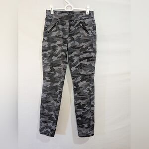 Justice Gray Camouflage Skinny cargo Jeans Big Girls 14